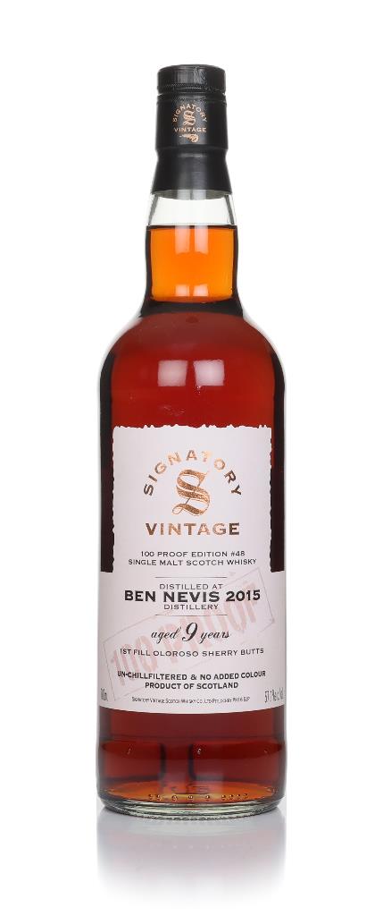 Ben Nevis 9 Year Old 2015 - 100 Proof Edition #48 (Signatory) Single Malt Whisky