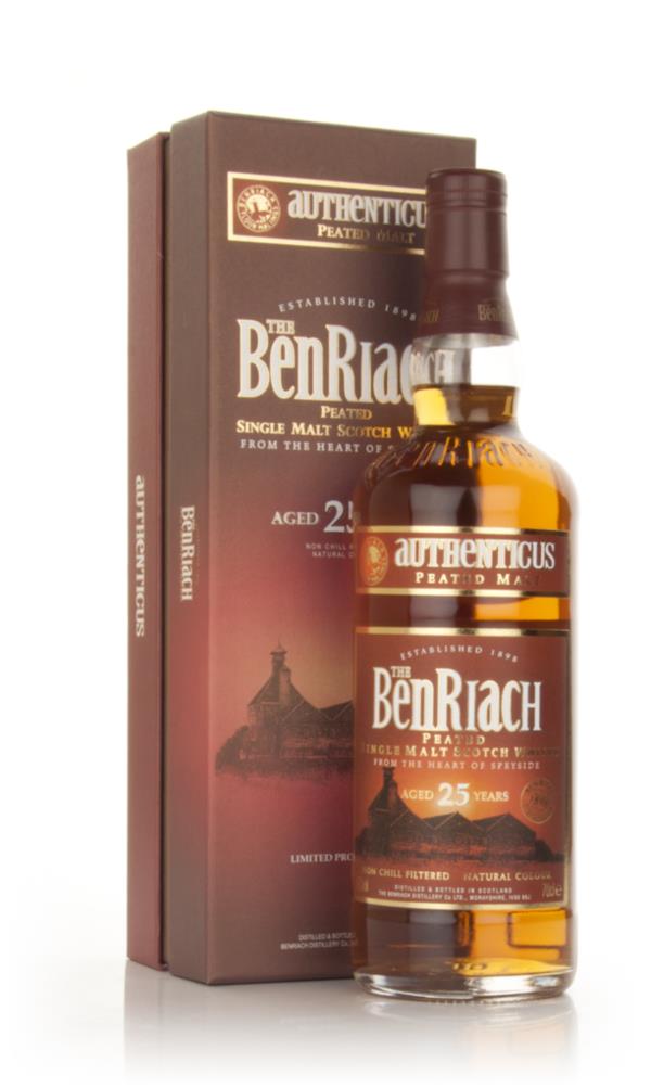 BenRiach 25 Year Old Authenticus Peated Single Malt Whisky