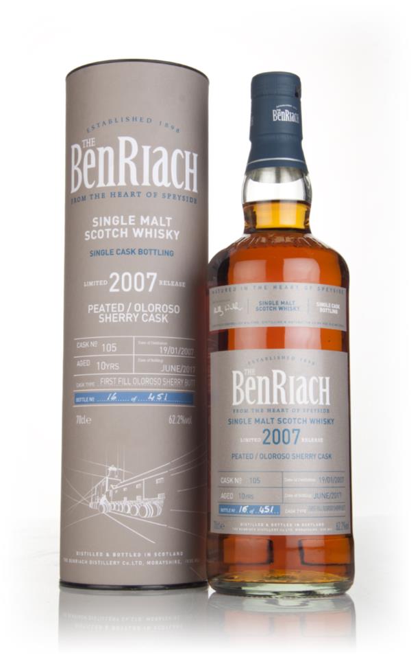 BenRiach 10 Year Old 2007 (cask 105) Single Malt Whisky