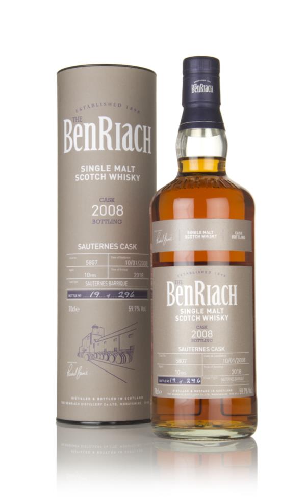 BenRiach 10 Year Old 2008 (cask 5807) Single Malt Whisky
