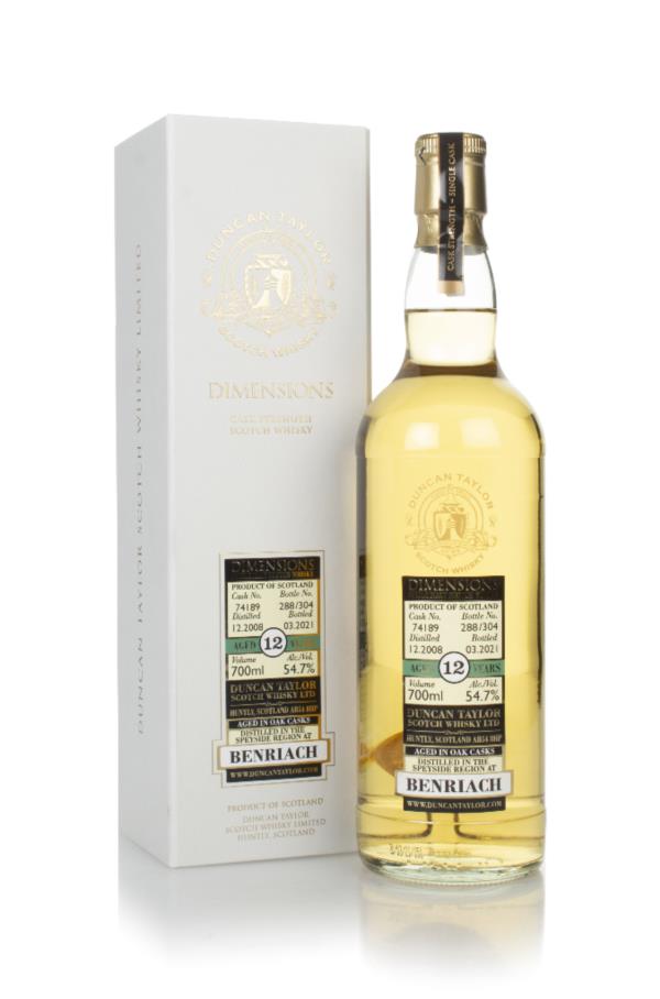 Benriach 12 Year Old 2008 (cask 74189) - Dimensions (Duncan Taylor) Single Malt Whisky