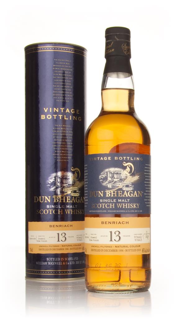 Benriach 13 Year Old 1996 - Dun Bheagan (Ian MacLeod) Single Malt Whisky