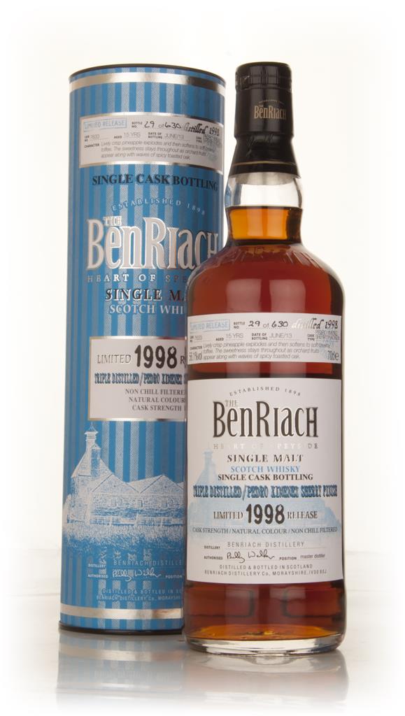 Benriach 15 Year Old 1998 (cask 7633) - Triple distilled/Pedro Ximenez Single Malt Whisky