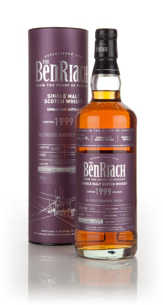 BenRiach 15 Year Old 1999 (cask 8687) - Oloroso Sherry Finish Single Malt Whisky