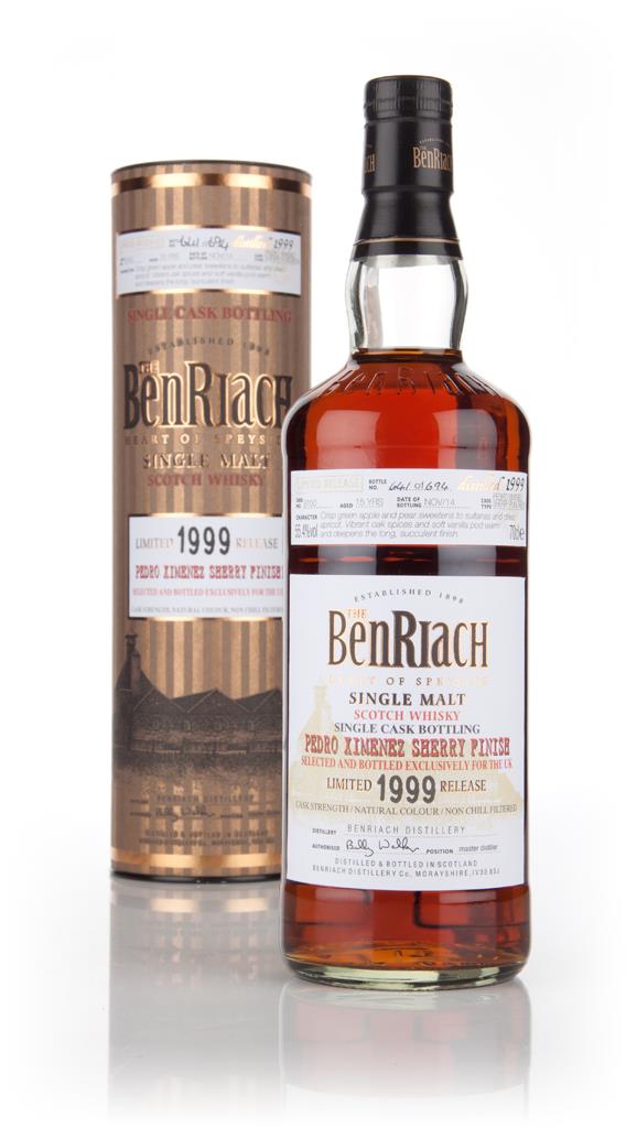BenRiach 15 Year Old 1999 (cask 9150) - Pedro Ximenez Sherry Finish Single Malt Whisky