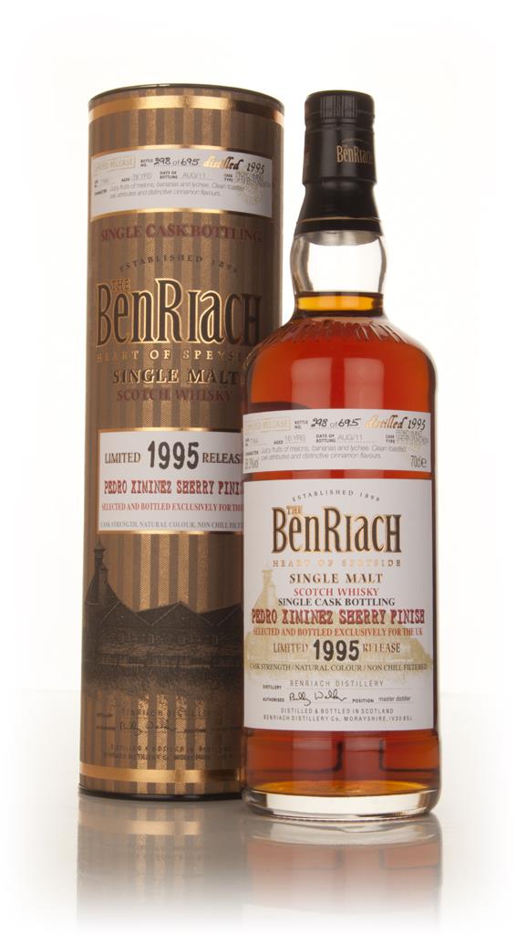 Benriach 16 Year Old 1995 (cask 7164) - Pedro Ximenez Sherry Cask Fini Single Malt Whisky