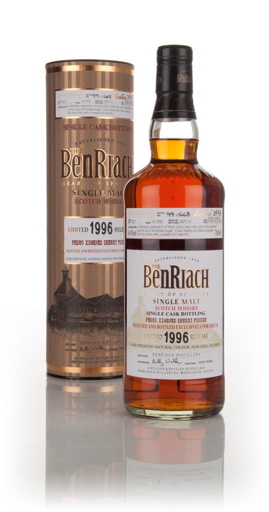BenRiach 18 Year Old 1996 (cask 3607) - Pedro Ximenez Sherry Finish Single Malt Whisky