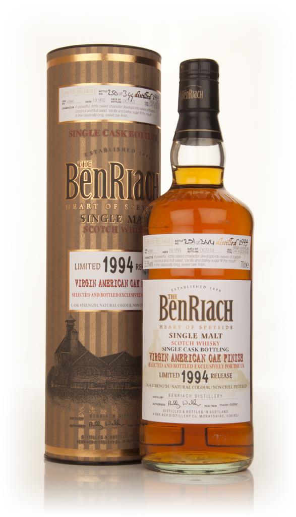 BenRiach 19 Year Old 1994 (cask 4386) - Virgin American Oak Single Malt Whisky