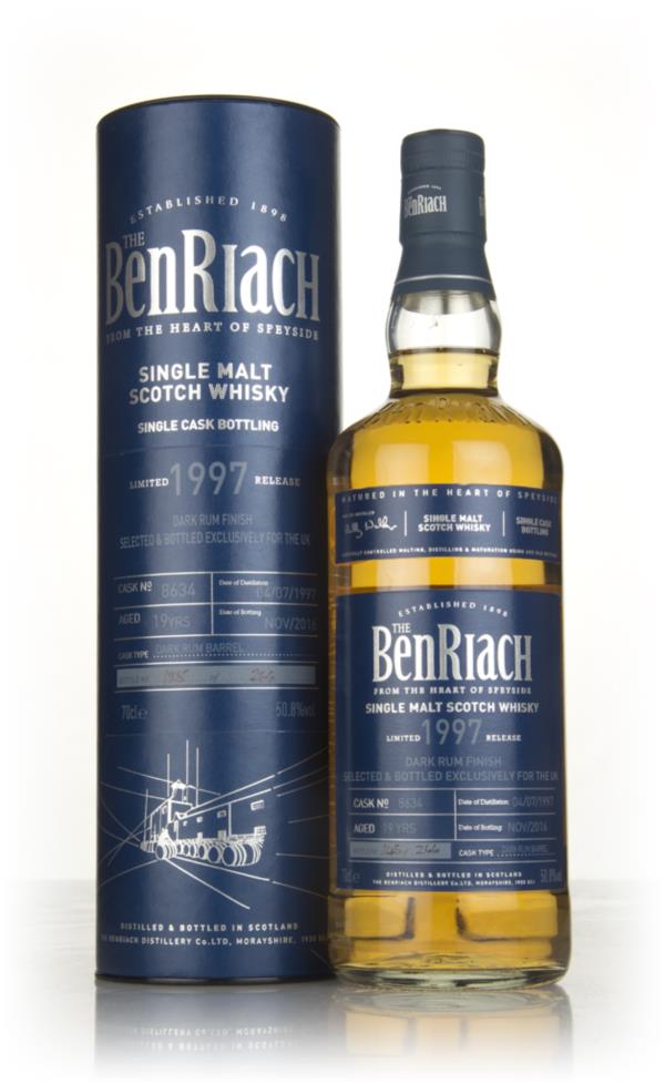 Benriach 19 Year Old 1997 (cask 8634) - Dark Rum Finish Single Malt Whisky