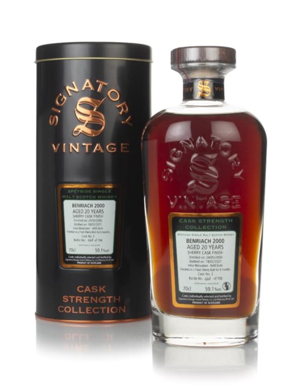 Benriach 20 Year Old 2000 (cask 3) - Cask Strength Collection (Signato Single Malt Whisky