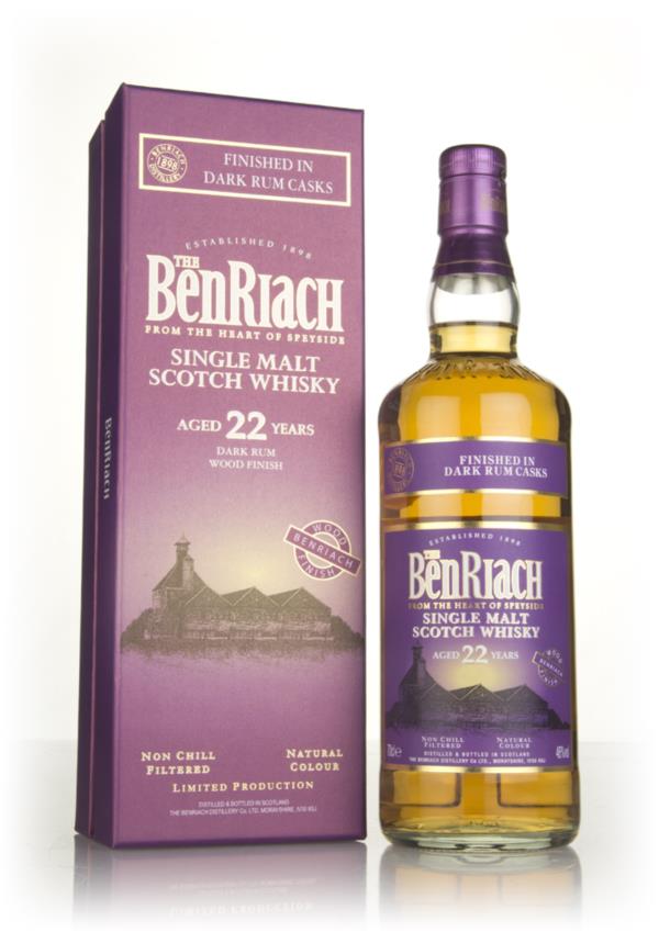 BenRiach 22 Year Old Dark Rum Cask Finish Single Malt Whisky