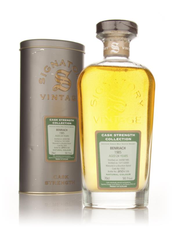 Benriach 24 Year Old 1985 - Cask Strength Collection (Signatory) Single Malt Whisky