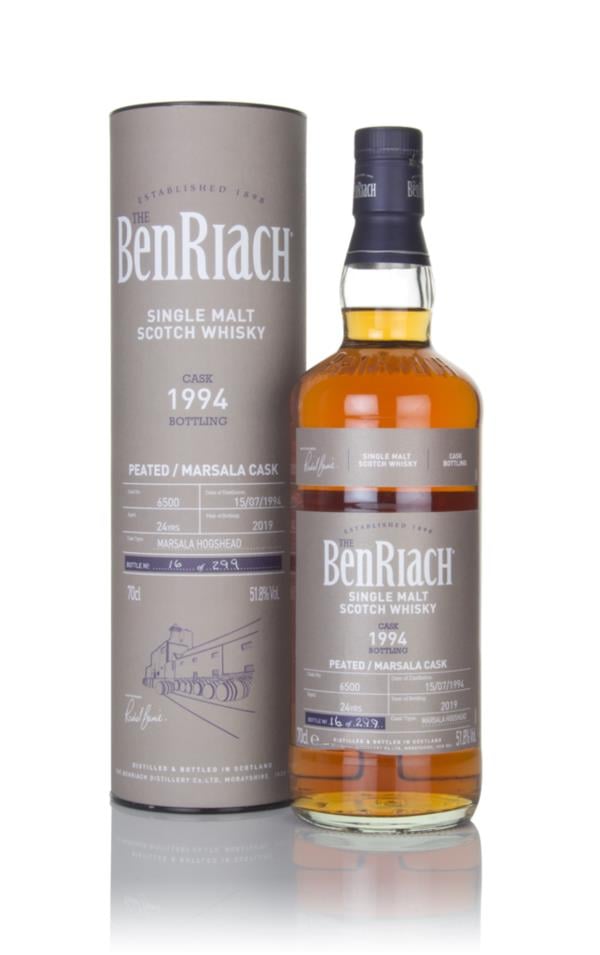 Benriach 24 Year Old 1994 (cask 6500) - Peated, Marsala Cask Single Malt Whisky