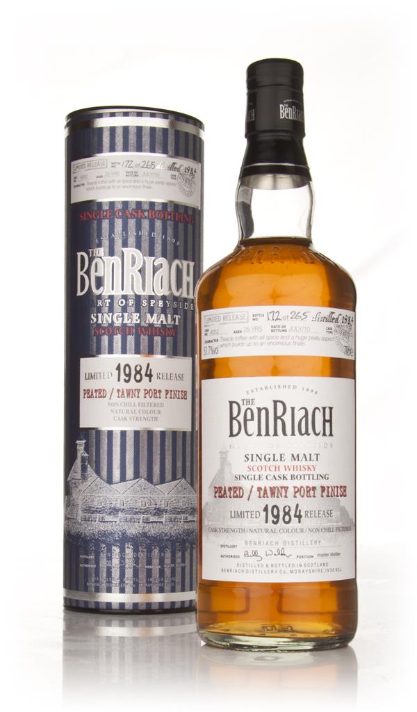 Benriach 25 Year Old 1984 Peated Tawny Port Cask Finish Single Malt Whisky