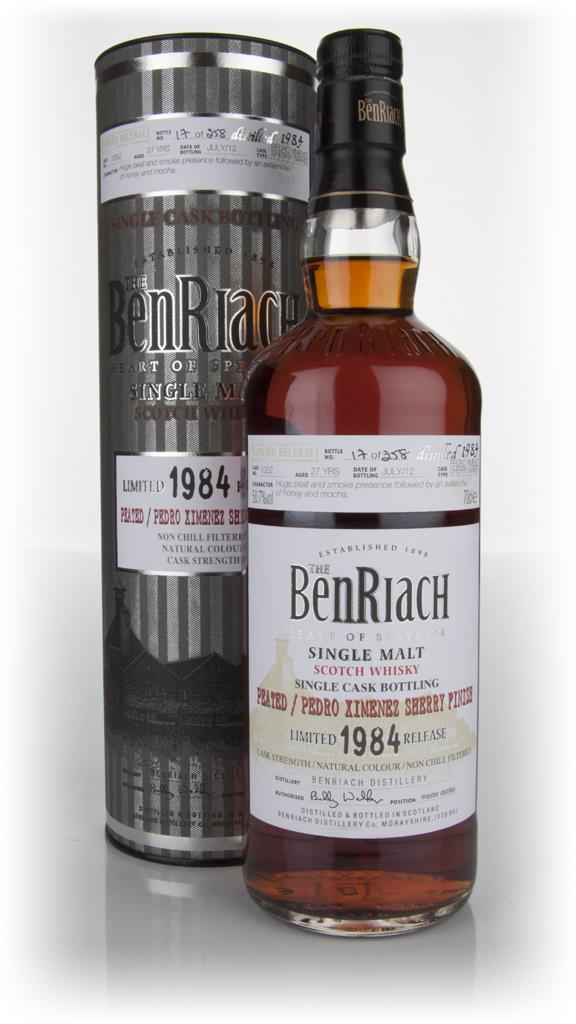 Benriach 27 Year Old 1984 Peated Pedro Ximenez Cask Finish Single Malt Whisky