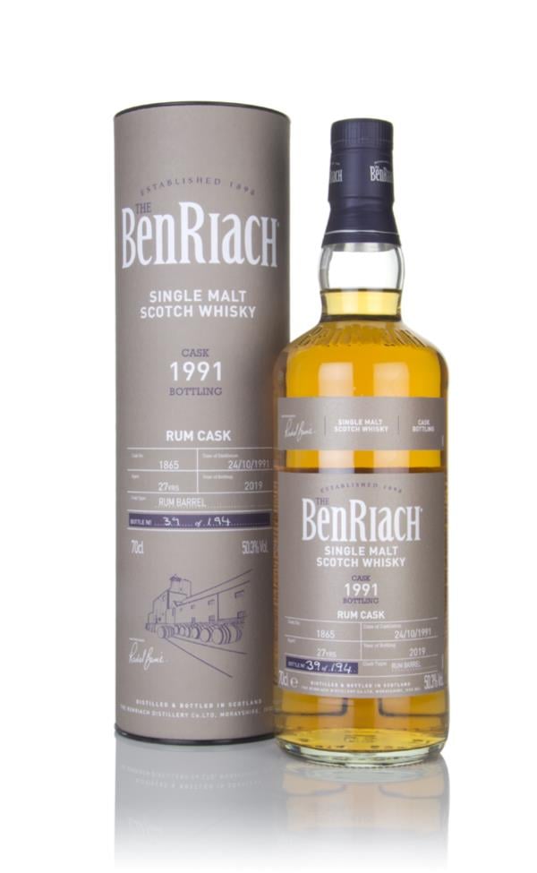 Benriach 27 Year Old 1991 (cask 1865) - Rum Cask Single Malt Whisky