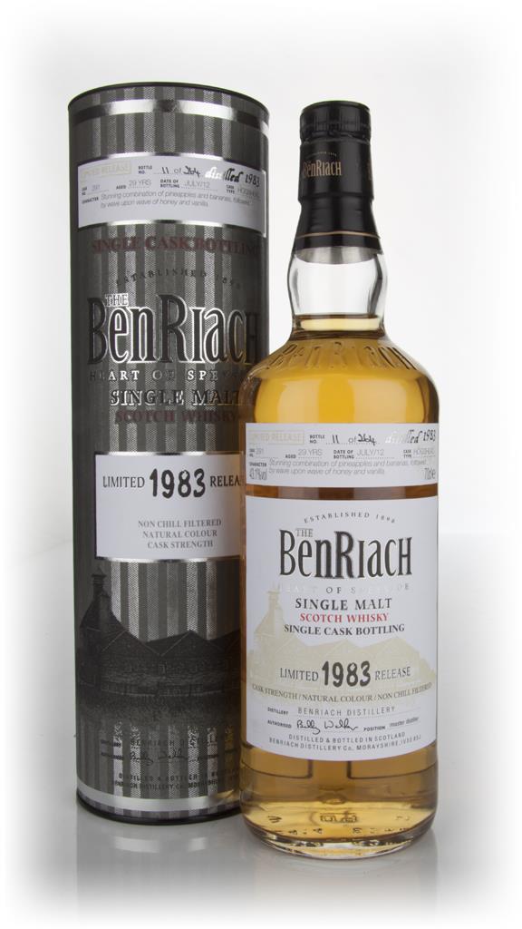 BenRiach 29 Year Old 1983 (cask 291) - Refill Hogshead Single Malt Whisky