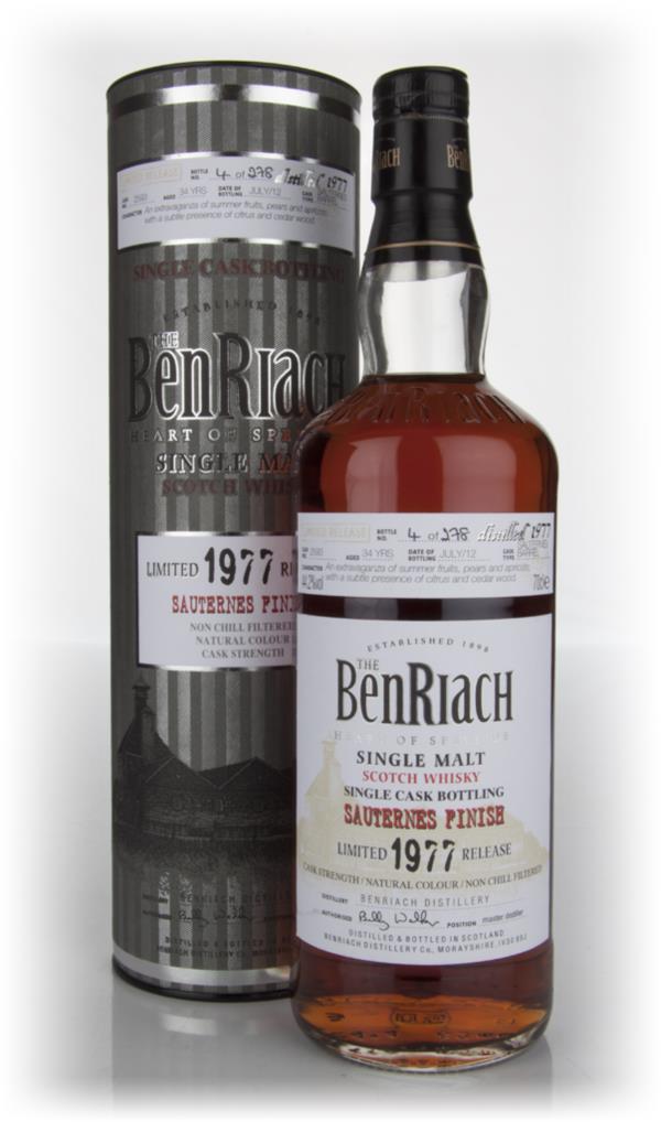 BenRiach 34 Year Old 1977 Sauternes Single Malt Whisky