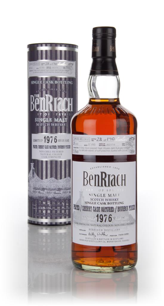 BenRiach 37 Year Old 1976 (cask 5463) Bourbon Cask Finish Single Malt Whisky