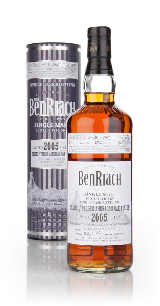 BenRiach 9 Year Old 2005 (cask 3781) Peated, Virgin American Oak Cask Single Malt Whisky