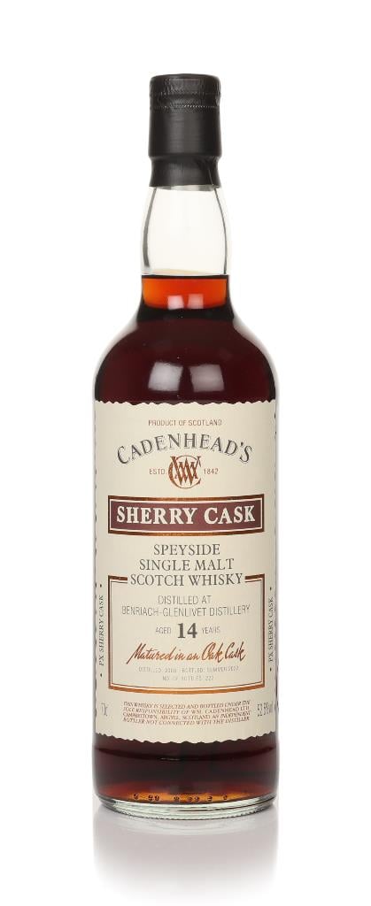 Benriach-Glenlivet 14 Year Old 2008 Sherry Cask (WM Cadenhead) Single Malt Whisky
