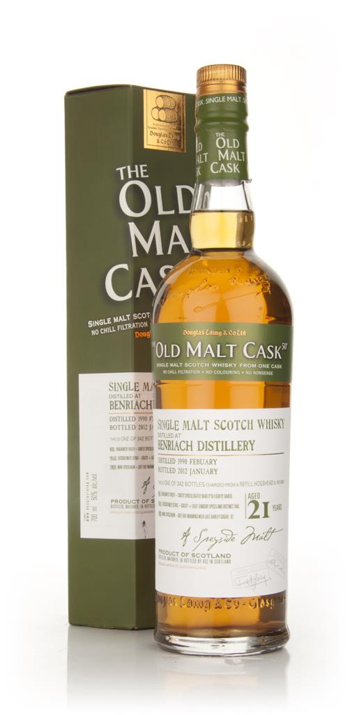 BenRiach 21 Year Old 1990 - Old Malt Cask (Douglas Laing) Single Malt Whisky
