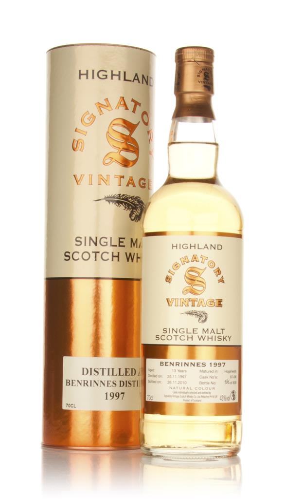 Benrinnes 13 Year Old 1997 (Signatory) Single Malt Whisky