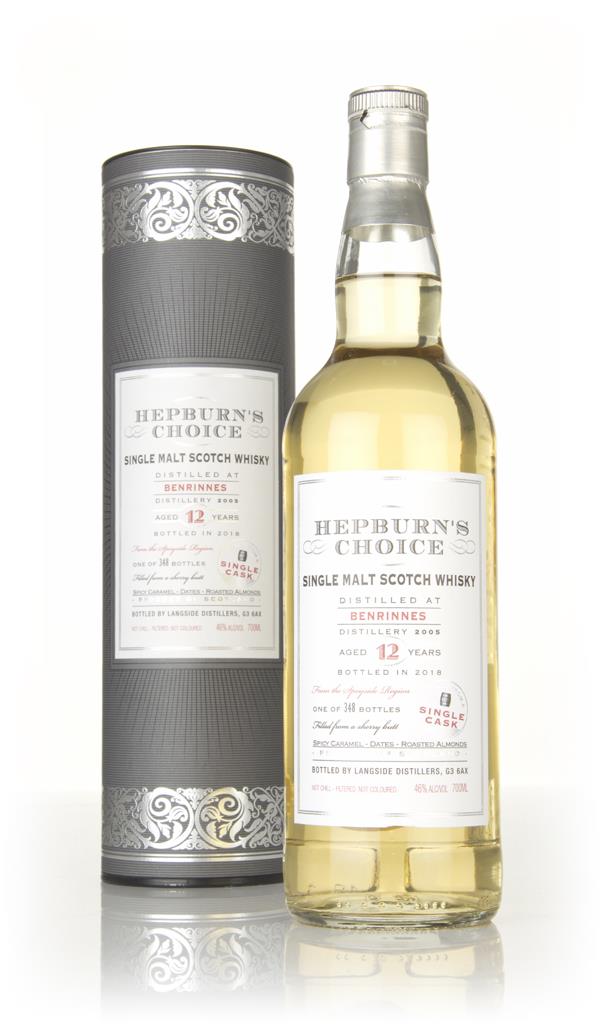 Benrinnes 12 Year Old 2005 - Hepburn's Choice (Langside) Single Malt Whisky