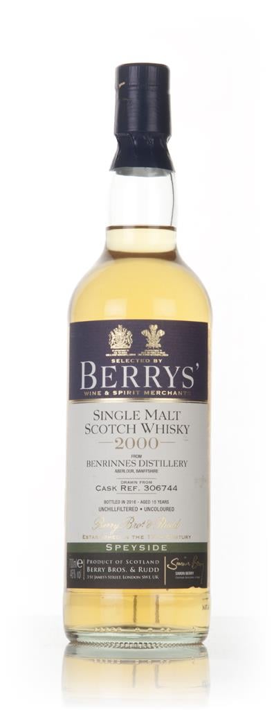 Benrinnes 15 Year Old 2000 (cask 306744) (Berry Bros. & Rudd) Single Malt Whisky