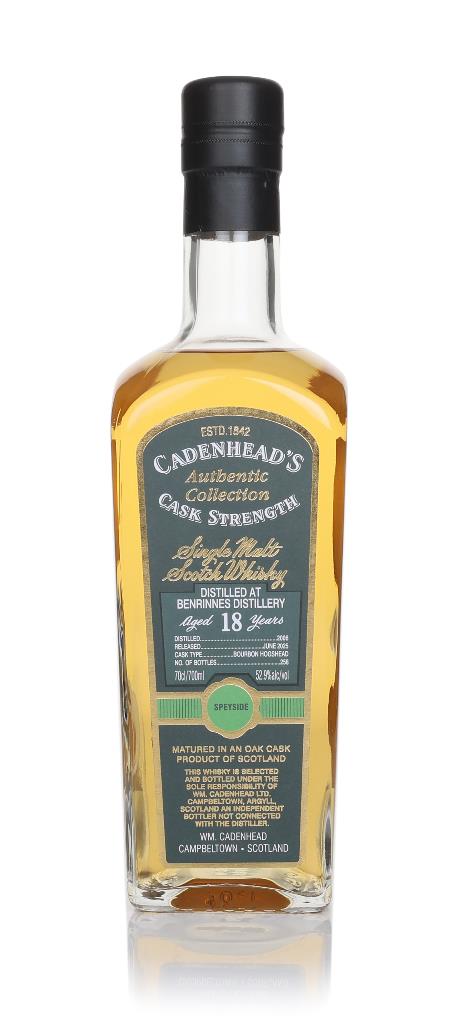 Benrinnes 18 Year Old 2006 - Cadenhead's Authentic Collection Single Malt Whisky