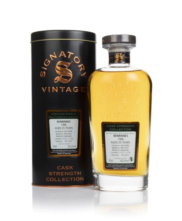 Benrinnes 25 Year Old 1996 (cask 11712 & 11716) - Cask Strength Collec Single Malt Whisky
