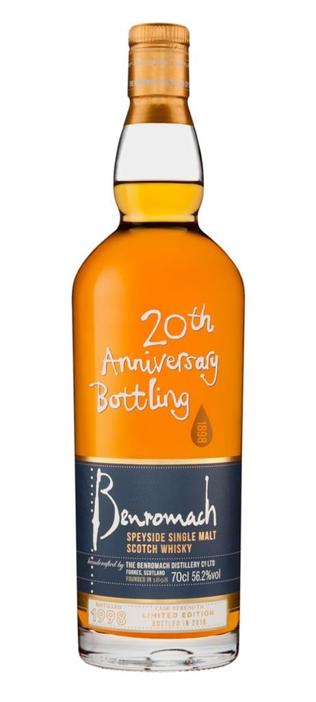 Benromach 1998 (bottled 2018) 20th Anniversary Bottling Single Malt Whisky