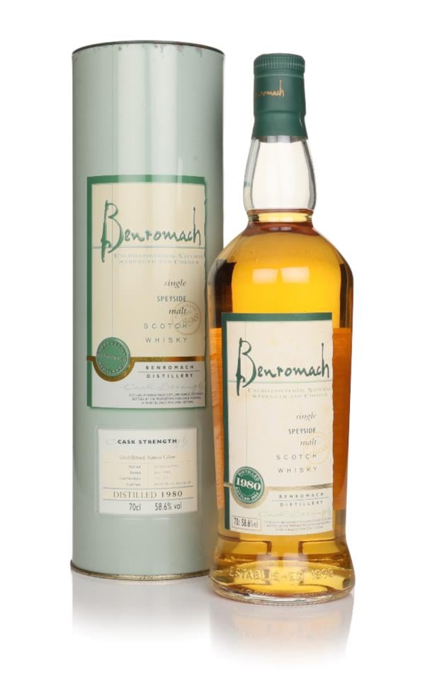 Benromach 24 Year Old 1980 (bottled 2004) Cask Strength Single Malt Whisky