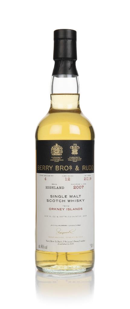 Orkney 12 Year Old 2007 (cask 4) - Berry Bros. & Rudd Single Malt Whisky