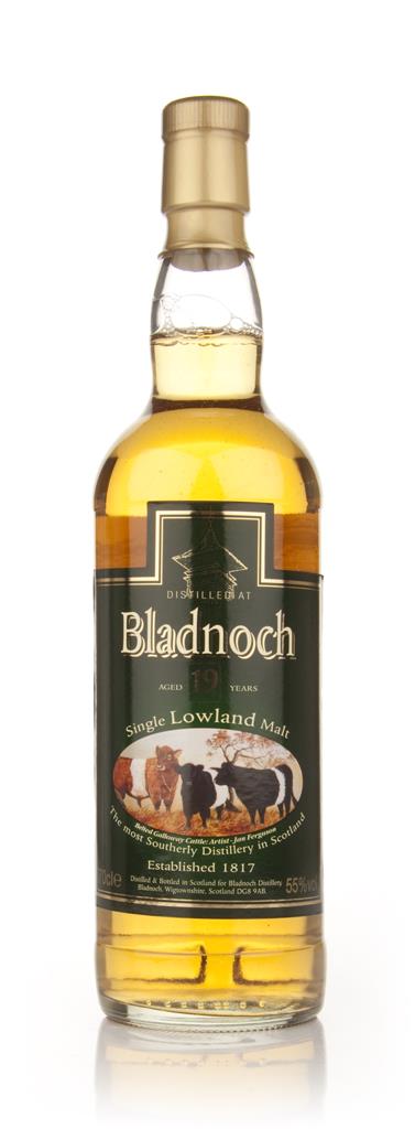 Bladnoch 19 Year Old - Belted Galloway Label Single Malt Whisky