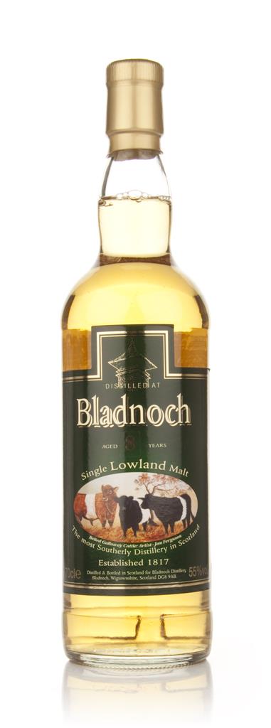 Bladnoch 8 Year Old - Belted Galloway Label Single Malt Whisky
