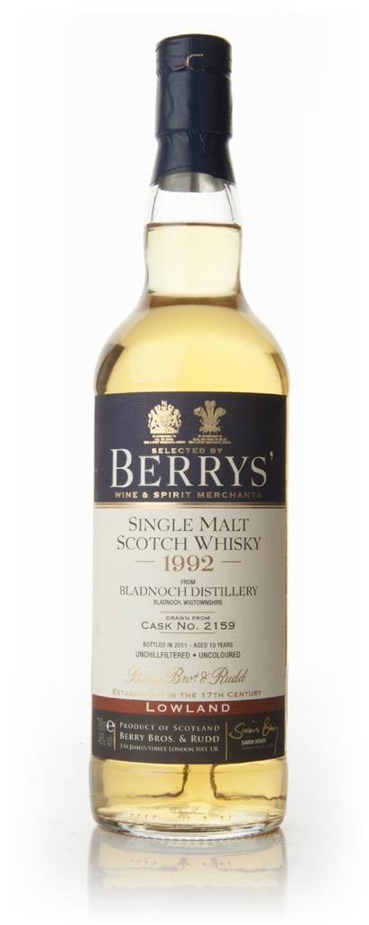 Bladnoch 19 Year Old 1992 (Berry Bros. & Rudd) Single Malt Whisky