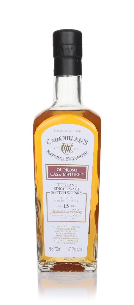 Blair Athol 15 Year Old 2009 - Cadenhead's Natural Strength Single Malt Whisky