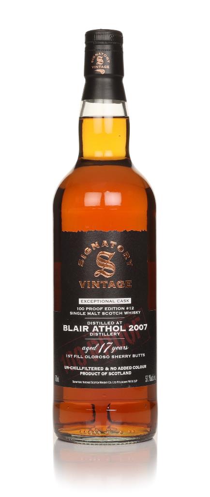 Blair Athol 17 Year Old Exceptional Cask - 100 Proof Edition #12 (Sign Single Malt Whisky