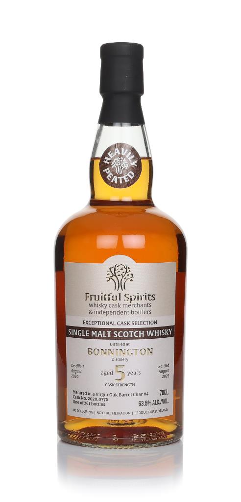 Bonnington Peated 5 Year Old 2020 (Cask 2020.0776) - Fruitful Spirits Single Malt Whisky