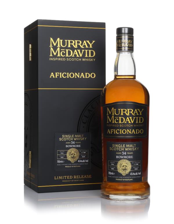 Bowmore 34 Year Old 1990 - Aficionado (Murray Mcdavid) Single Malt Whisky
