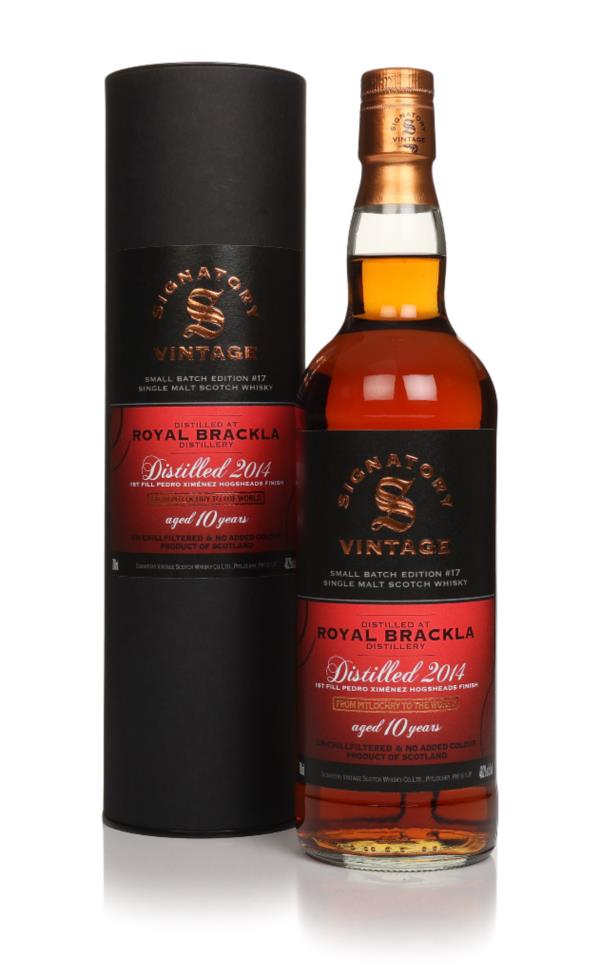 Brackla 10 Year Old 2014 - Small Batch Edition #17 (Signatory) Single Malt Whisky