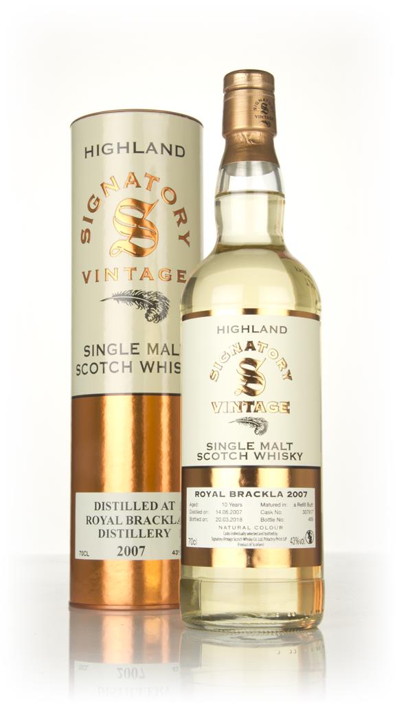 Royal Brackla 10 Year Old 2007 (cask 307917) - Signatory Single Malt Whisky
