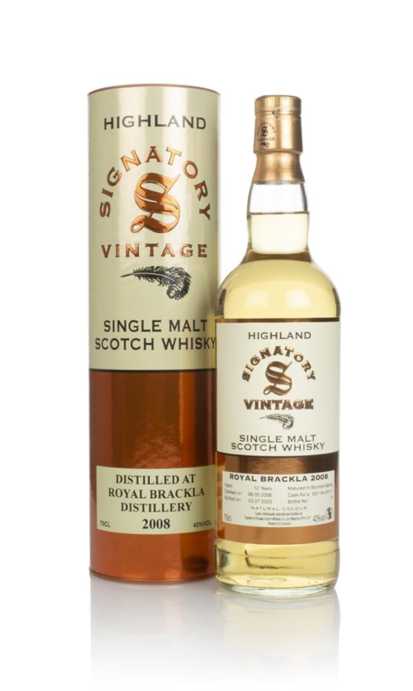 Royal Brackla 12 Year Old 2007 (cask 305118 & 305121) - Signatory Single Malt Whisky