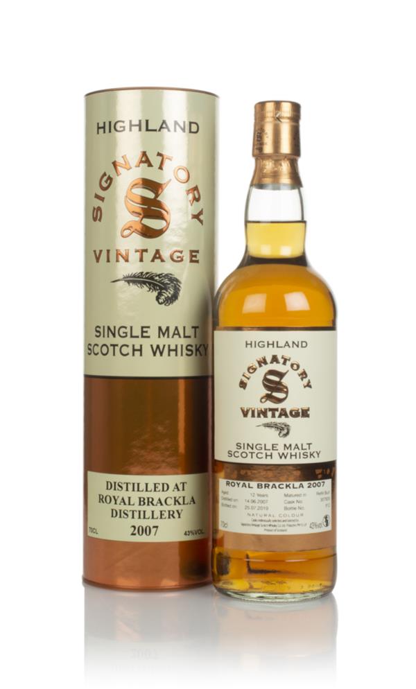 Royal Brackla 12 Year Old 2007 (cask 307920) - Signatory Single Malt Whisky