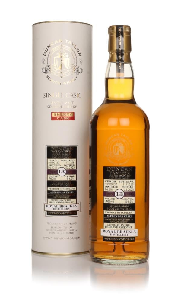 Brackla Royal 13 Year Old 2011 (Cask 93900137) - Single Cask (Duncan T Single Malt Whisky