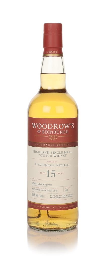 Royal Brackla 15 Year Old 2008 (cask 3872) - Woodrow's of Edinburgh Single Malt Whisky
