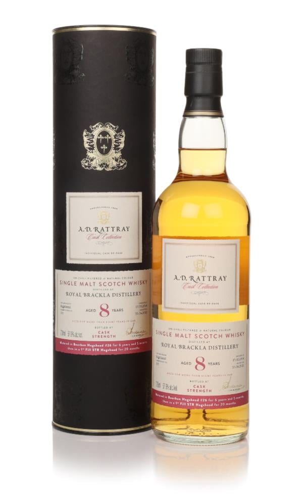 Royal Brackla 8 Year Old 2014 (cask 26) - Cask Collection (A.D. Rattra Single Malt Whisky