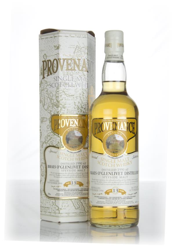 Braes of Glenlivet 13 Year Old 1990 - Provenance (Douglas Laing) Single Malt Whisky