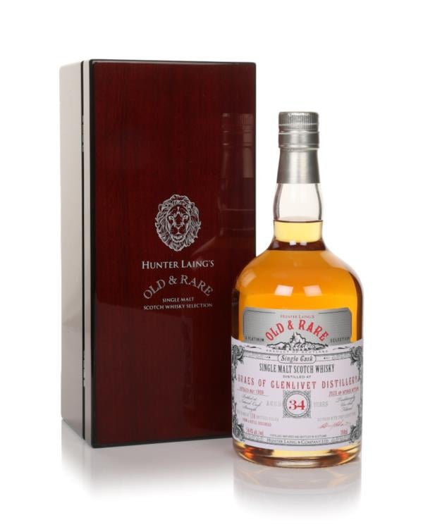 Braes Of Glenlivet 34 Year Old 1989 - Old & Rare Platinum (Hunter Lain Single Malt Whisky